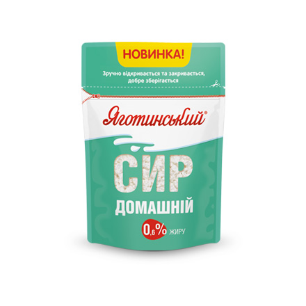 Знежирений кисломолочний сир Яготинське