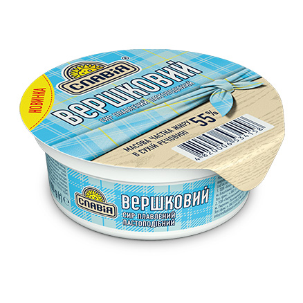 Вершковий плавлений сир Славія
