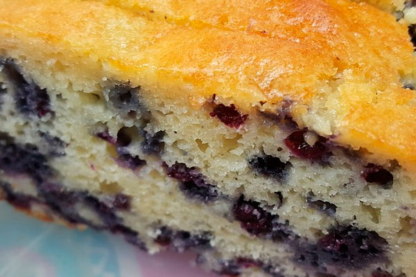 Рецепт випічки з чорницею 