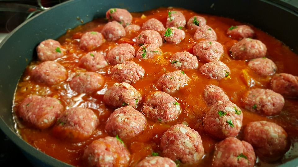 Запеченные куриные фрикадельки