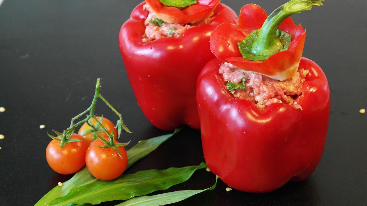 Перцы, фаршированные гречкой 