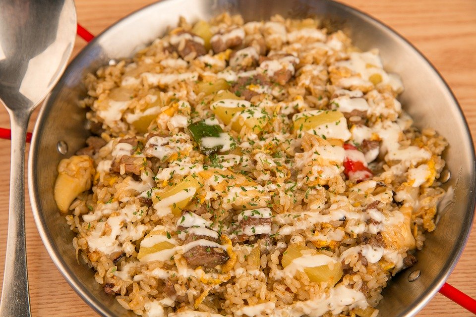 Плов з куркою і овочами