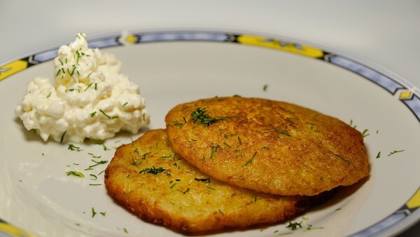Деруны с адыгейским сыром