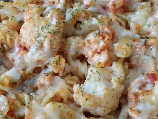 Цветная капуста с плавленым сыром